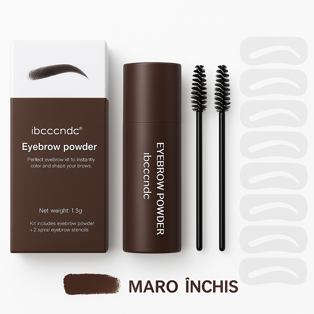 BrowStamp™ - Kit Premium pentru Sprâncene Definite